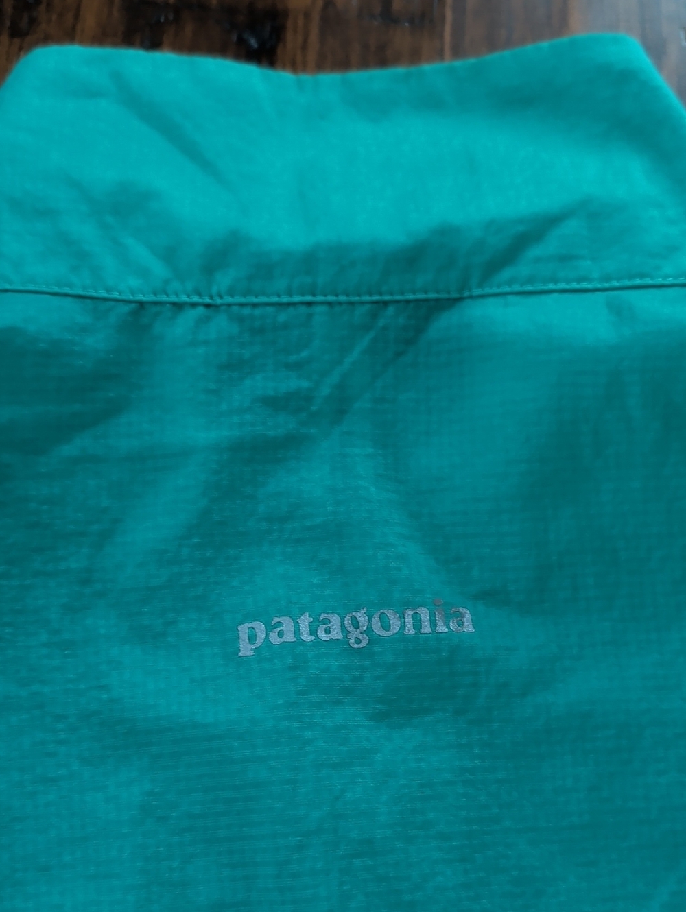 Patagonia Houdini Turquoise Long-Sleeve Snap Pullover Jacket Top Size M - Picture 14 of 14